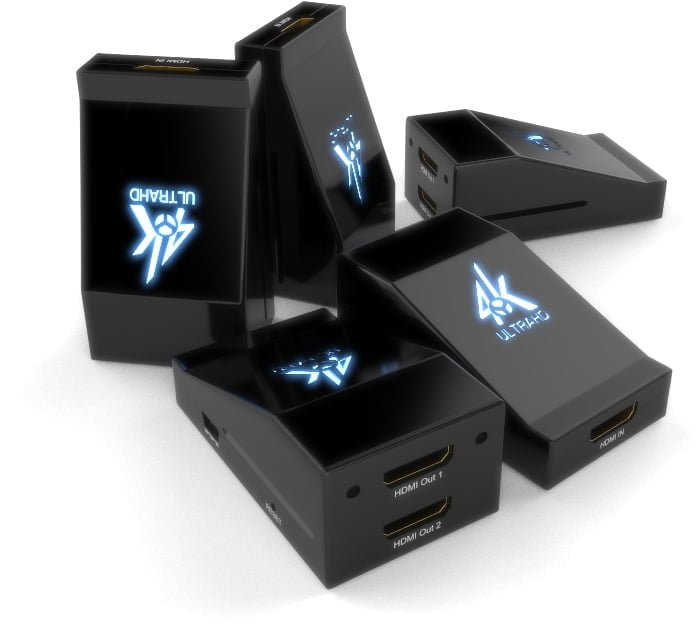 HDfury 4K Splitter — 1x2 HDMI Splitter with EDID AutoMix