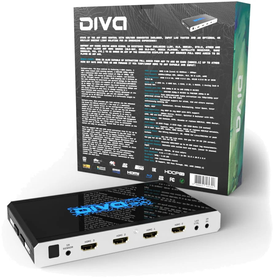 HDfury Diva HDMI matrix, scaler and HDR to SDR converter